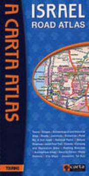 Spiral-bound Israel Road Atlas Book