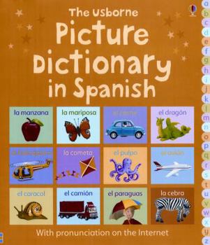 Hardcover The Usborne Picture Dictionary in Spanish Book