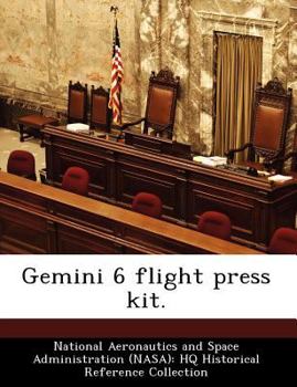 Paperback Gemini 6 Flight Press Kit. Book
