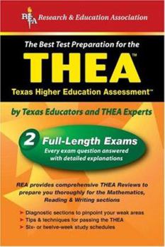 Paperback Thea (Rea) - The Best Test Prep for the Texas Higher Education Assessment Book