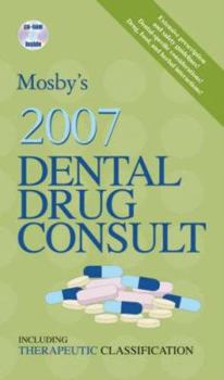 Paperback Mosby's Dental Drug Consult [With Mini CDROM] Book