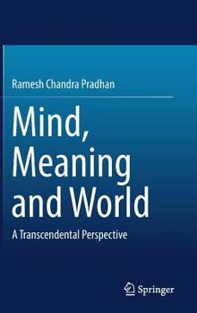 Hardcover Mind, Meaning and World: A Transcendental Perspective Book