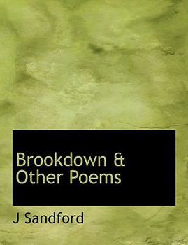 Paperback Brookdown & Other Poems Book