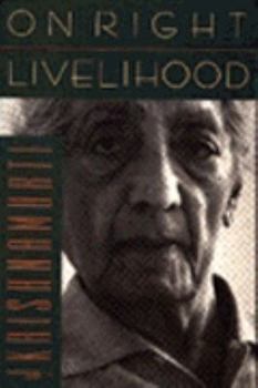 Paperback On Right Livelihood Book