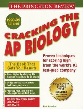 Paperback Cracking the AP Biology 1998-99 Edition Book
