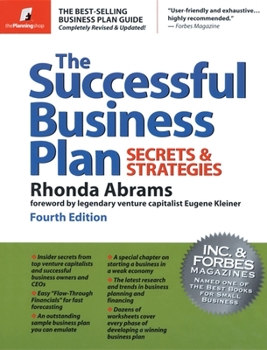 Paperback The Successful Business Plan: Secrets & Strategies Book
