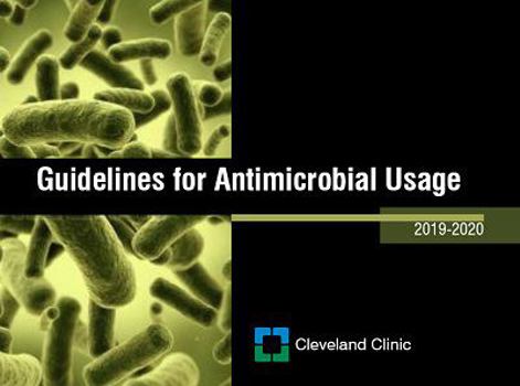 Paperback Guidelines for Antimicrobial Usage 2019-2020 Book