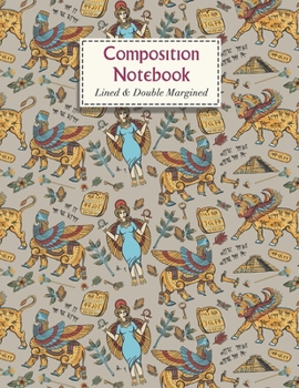 Composition Notebook: Lined & Double Margined Exercise Book | School & College Journal | Aztec