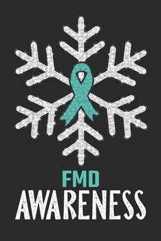 Paperback FMD Awareness: Christmas Snowfall College Ruled FMD Awareness Journal, Diary, Notebook 6 x 9 inches with 100 Pages Book