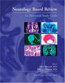 Hardcover Neurology Board Review: An Illustrated Study Guide Book