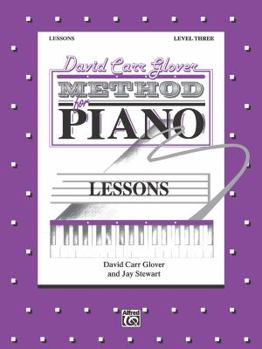 Paperback David Carr Glover Method for Piano Lessons: Level 3 Book