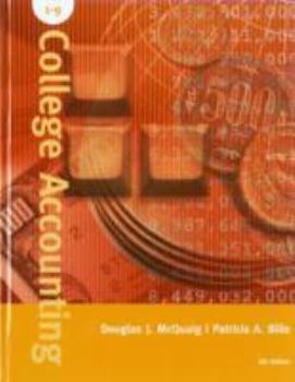 Hardcover College Accounting, Chapter 1-9 Book