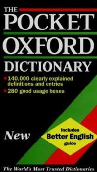 Hardcover The Pocket Oxford Dictionary of Current English Book