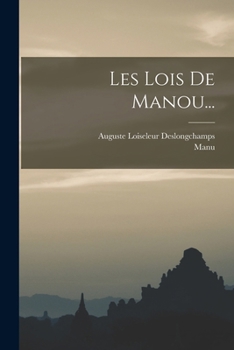 Paperback Les Lois De Manou... [French] Book