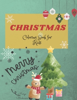 Paperback Christmas Coloring Book for Kids Book