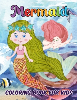 Paperback Mermaid Coloring Book for Kids: Relaxing Mermaid Designs Book