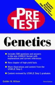Paperback Genetics: Pretest Self-Assessment and Review Book