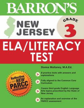 Paperback New Jersey Grade 3 Ela/Literacy Test Book