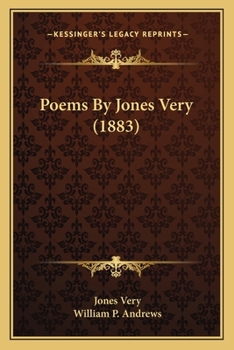 Paperback Poems By Jones Very (1883) Book