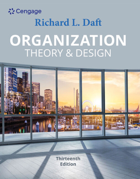 Hardcover Organization Theory & Design Book