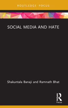 Paperback Social Media and Hate Book