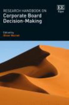 Paperback Research Handbook on Corporate Board Decision-Making (Research Handbooks in Business and Management series) Book