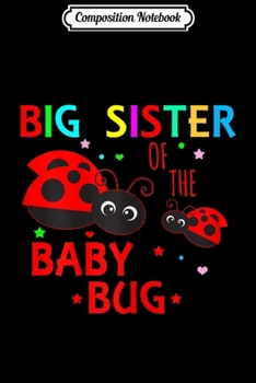 Paperback Composition Notebook: Big Sister Of The Baby Bug Ladybug Birthday Journal/Notebook Blank Lined Ruled 6x9 100 Pages Book