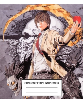 Composition Notebook: Death Note Soft Glossy Cover Wide Ruled Lined Pages Book 7.5 x 9.25 Inches 110 Pages