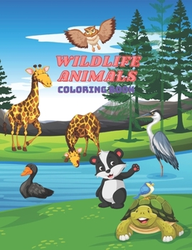 Paperback Wildlife Animals - Coloring Book
