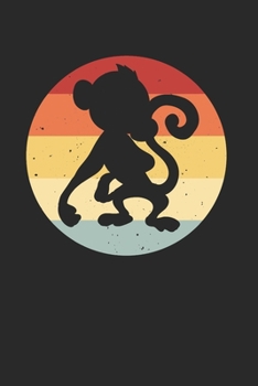 Affe �ffchen Notizbuch: Affe �ffchen Notizbuch f�r Liebhaber / Notizheft / Notizblock A5 (6x9in) Dotted Notebook / Punkteraster / 120 gepunktete Seiten