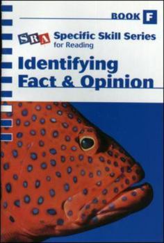 Paperback Specific Skill Series for Reading, Identifying Fact & Opinion, Book F (SPECIFIC SKILLS SERIES) Book