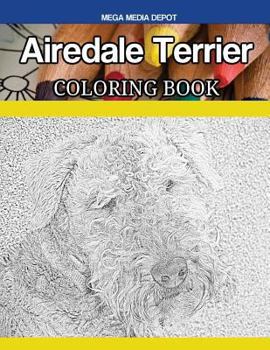 Airedale Terrier Dog Coloring Book