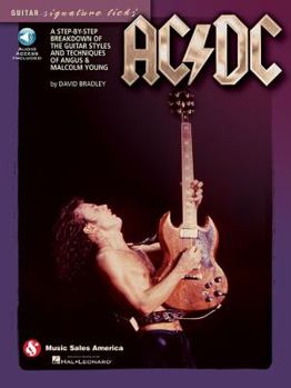 Paperback AC/DC - Guitar Signature Licks: A Step-By-Step Breakdown of the Guitar Styles and Techniques of Angus & Malcolm Young Book