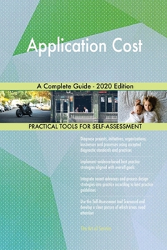 Paperback Application Cost A Complete Guide - 2020 Edition Book