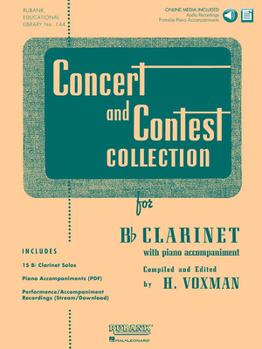 Concert and Contest Collection for Bb Clarinet (Rubank Educational Library)