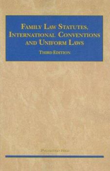 Paperback Family Statutes, International Conventions and Uniform Laws Book