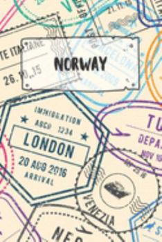 Norway: Dotted Travel Diary Notebook or Journey Dotted Grid Journal - Holiday Trip Pocketbook for Men and Women with Dots