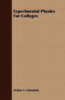 Paperback Experimental Physics For Colleges Book