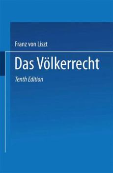 Paperback Das Völkerrecht: Systematisch Dargestellt [German] Book