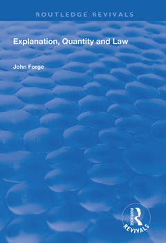 Paperback Explanation, Quantity and Law Book