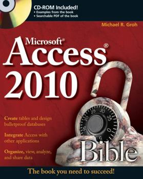Paperback Access 2010 Bible [With CDROM] Book