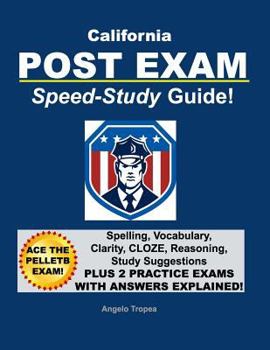 Paperback California Post Exam Speed-Study Guide Book