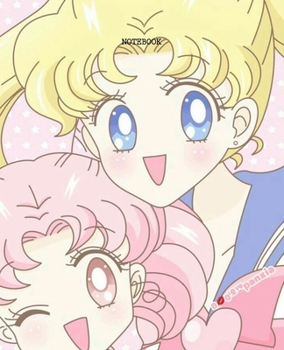 Notebook: Sailor Moon Anime Soft Glossy Cover College Ruled Pages Book 7.5 x 9.25 Inches 110 Pages