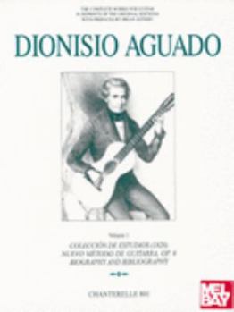 Paperback Dionisio Aguado: Complete Guitar Works, Volume 1 Book