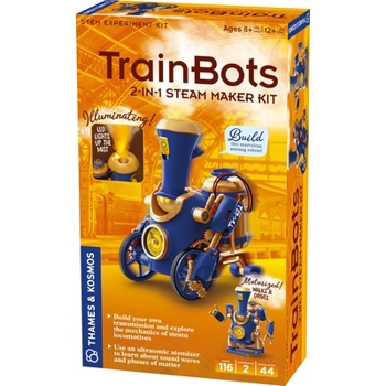 Misc. Trainbots: 2-In-1 Steam Maker Kit [With Battery] Book