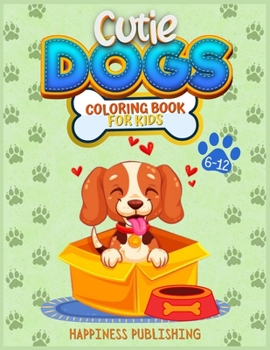 Paperback Cutie Dogs Coloring Book for Kids Book
