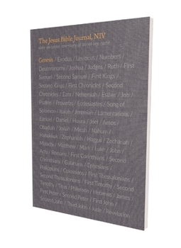 Paperback The Jesus Bible Journal, Genesis, Niv, Paperback, Comfort Print Book