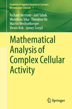 Paperback Mathematical Analysis of Complex Cellular Activity Book