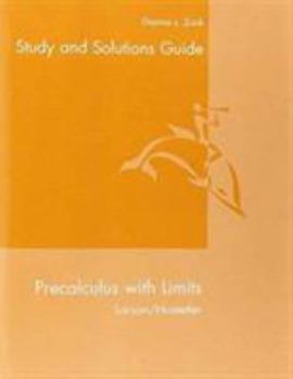 Paperback Student Solutions Guide for Larson/Hostetler's Precalculus with Limits Book