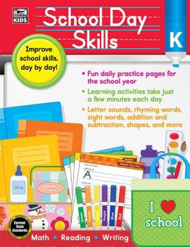 Paperback School Day Skills, Grade K Book
